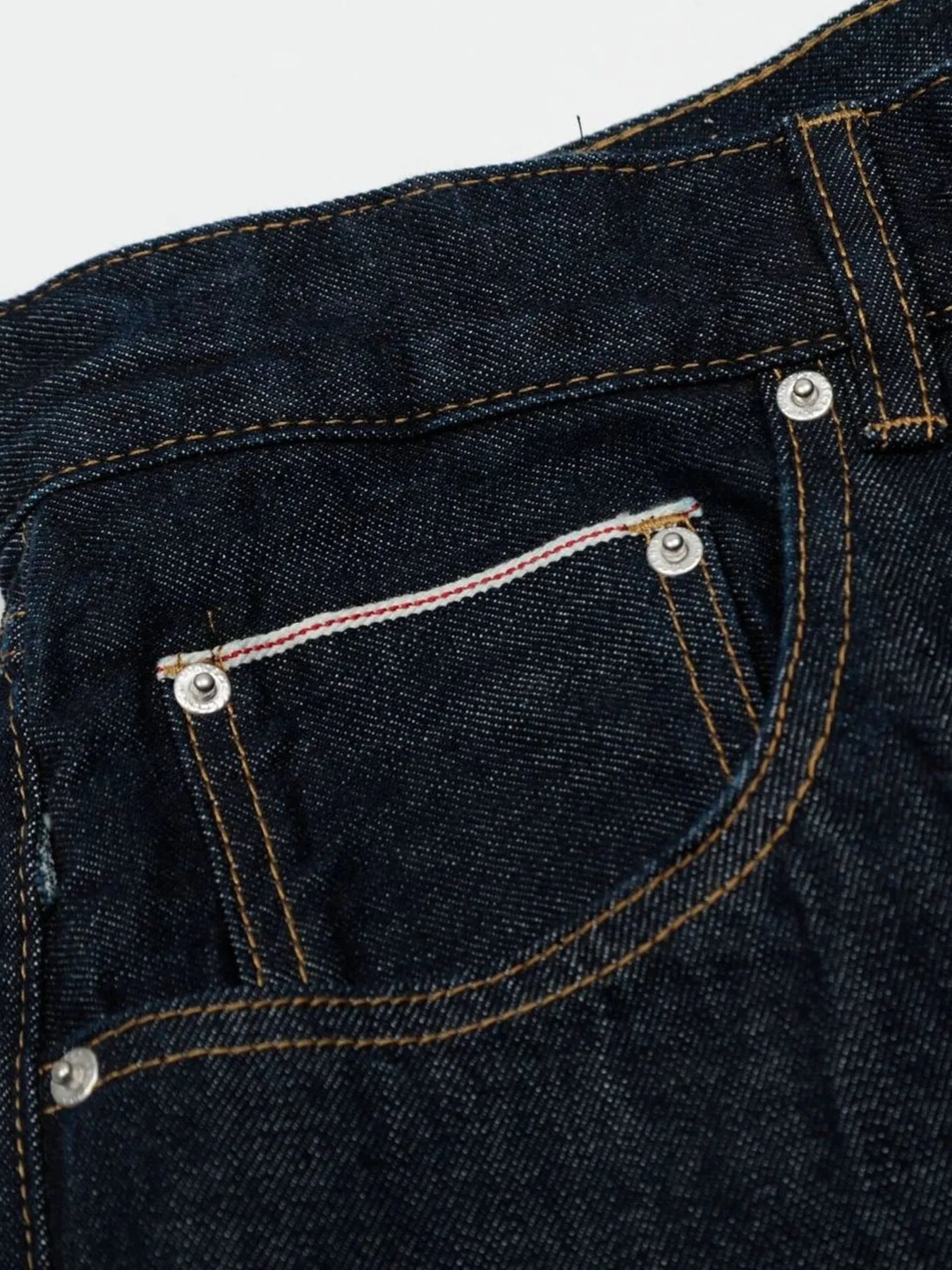 Men's wide leg denim jeans by Plush Fashion Shop, showing the relaxed fit and classic blue denim fabric.