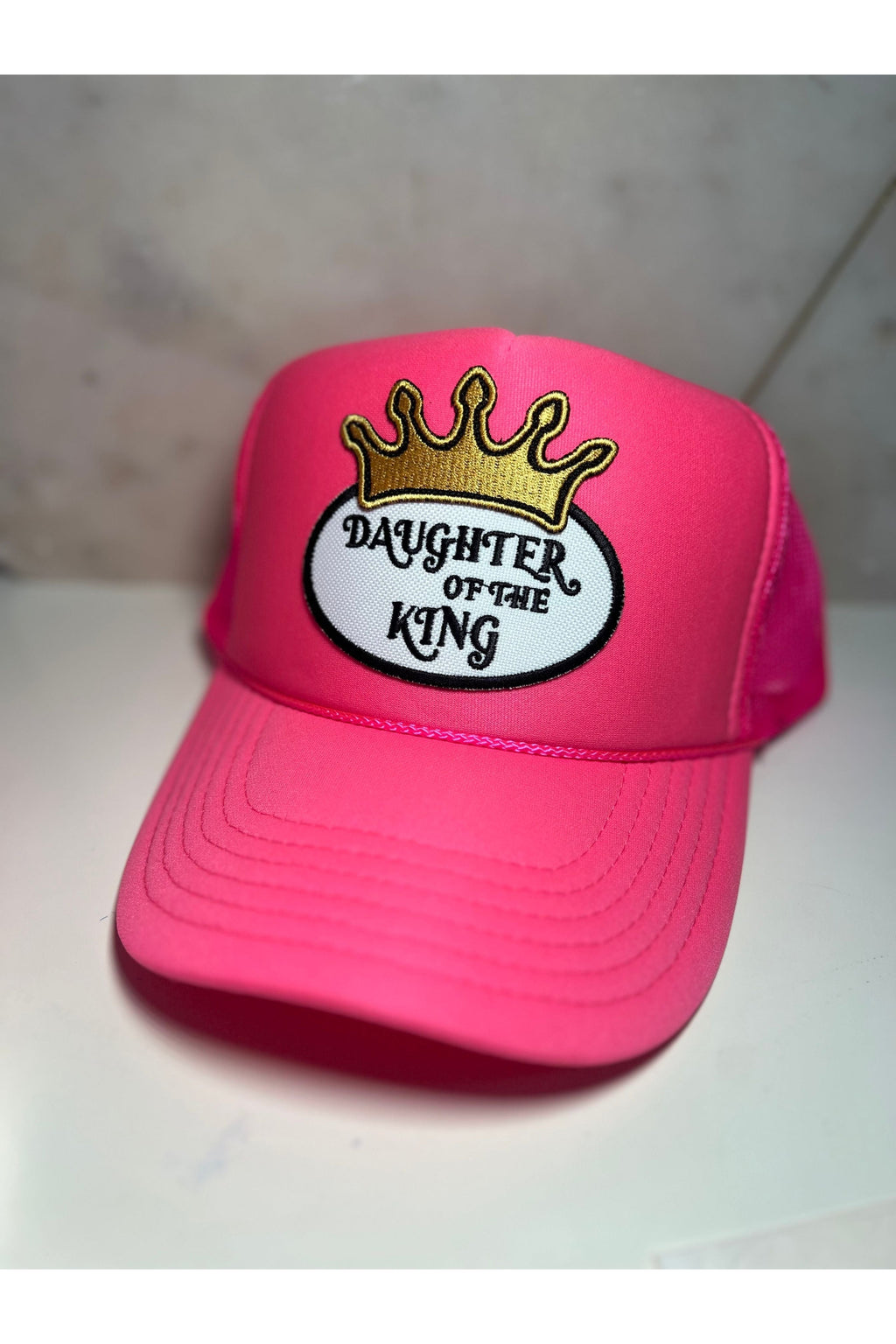 Daughter Of The King Patch Trucker Hat -clearance Pretty Little Patriot