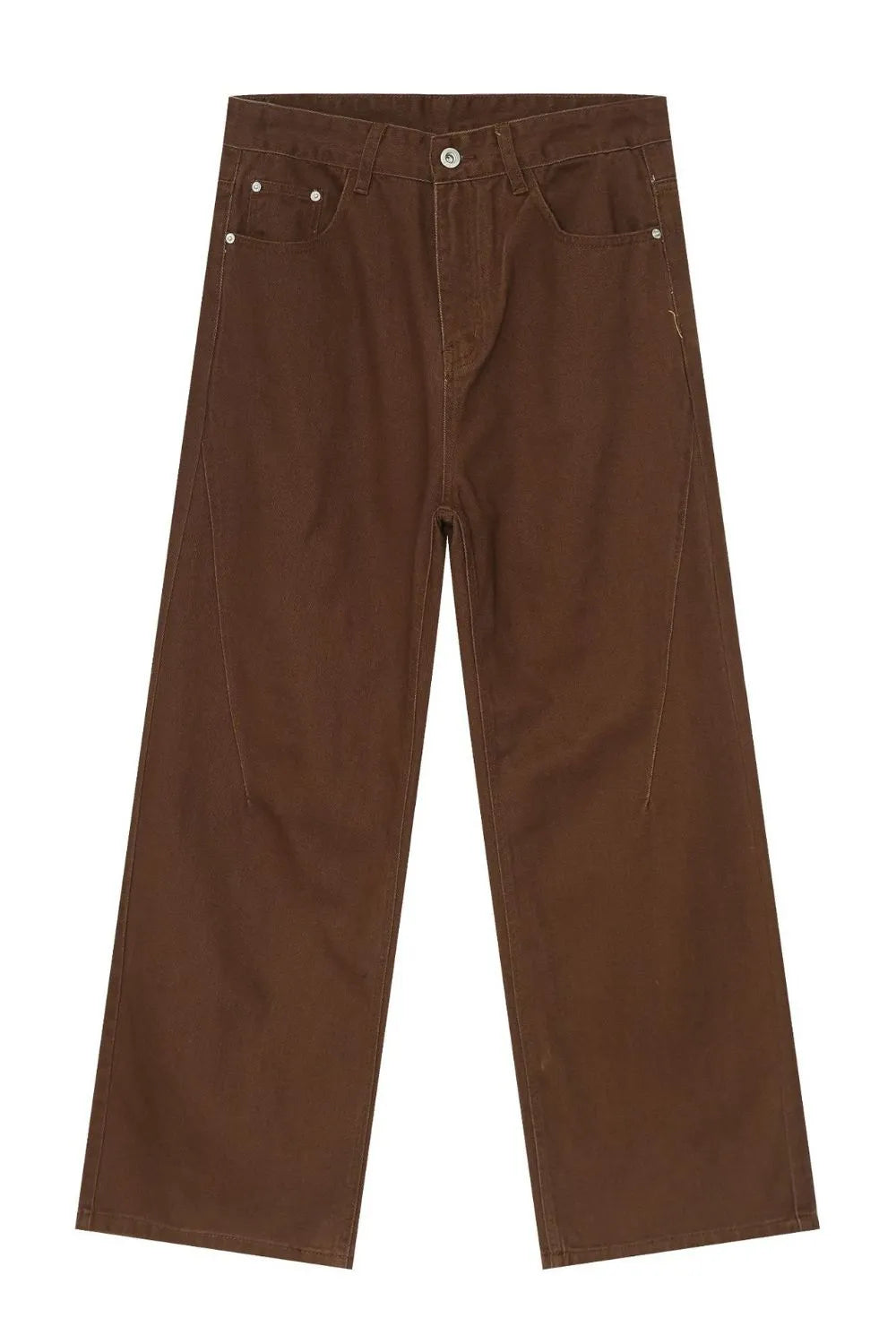 Men's loose fit jeans by Trendsi, shown in a classic denim style with relaxed fit and five-pocket design.