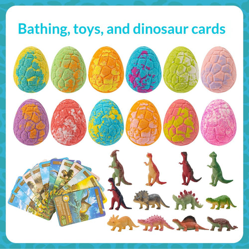 Dinosaur Egg Bath Salt Balls Toy Essential Oil Bath Bombs Explosive Salt Effervescent Bombs Bath Salt Ball Set Plush Fashion Hub