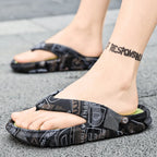 Men's toe post platform sandals by Trendsi featuring a stylish design with a sturdy sole and open toe for casual summer wear.