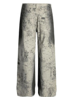 Men's wide leg denim jeans by Trendsi, showing a relaxed fit with classic blue wash and front pockets.