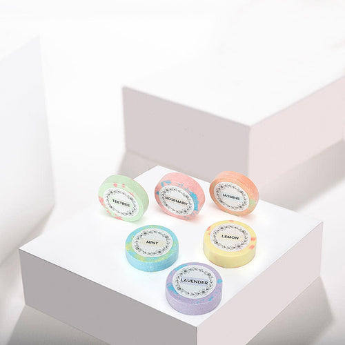 6pc Home Spa Mini Relaxation Bath Bombs Melts Shower Steamers Shower Bombs Plush Fashion Hub