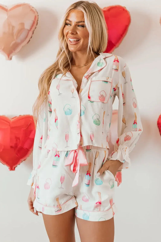 Clara Two Piece Pajama Set - Plush Fashion Hub