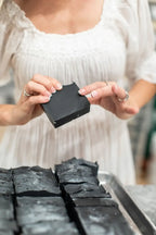 Clarifying Charcoal Bar Handmade Tallow and Goat Milk Soap Bar - Plush Fashion Hub