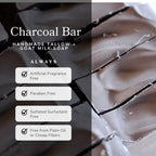 Clarifying Charcoal Bar Handmade Tallow and Goat Milk Soap Bar - Plush Fashion Hub