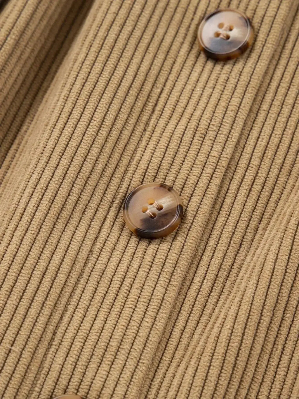 Corduroy Buttoned Front Mini Skirt - Plush Fashion Hub