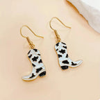 Cowgirl Boot Dangle Earrings - Plush Fashion Hub