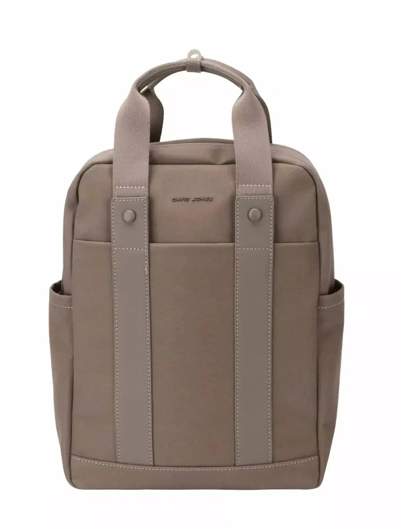 David Jones Canvas Backpack Bag with Dual Handle - Plush Fashion Hub