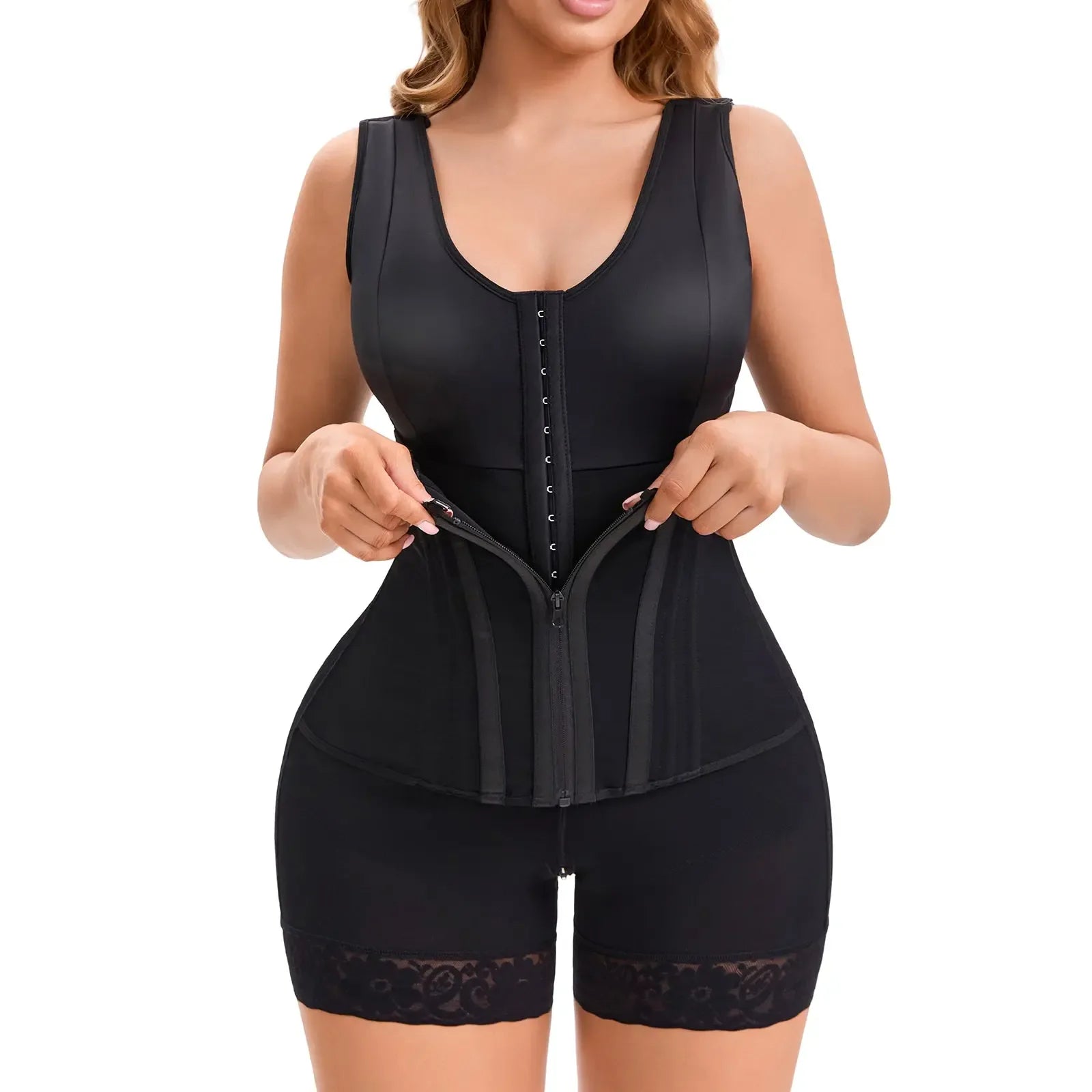 Fajas Colombianas Moldeadoras Overbust Shapewear For Women Tummy - Plush Fashion Hub