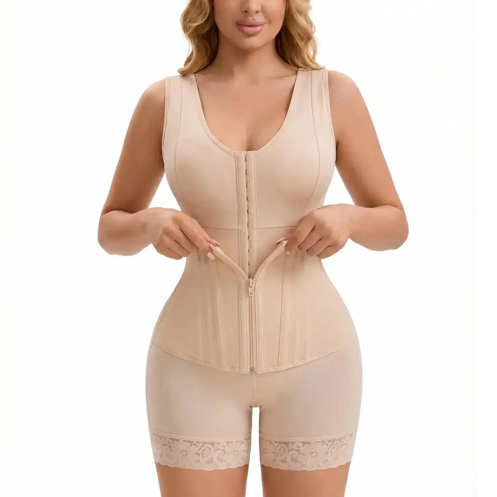 Fajas Colombianas Moldeadoras Overbust Shapewear For Women Tummy - Plush Fashion Hub