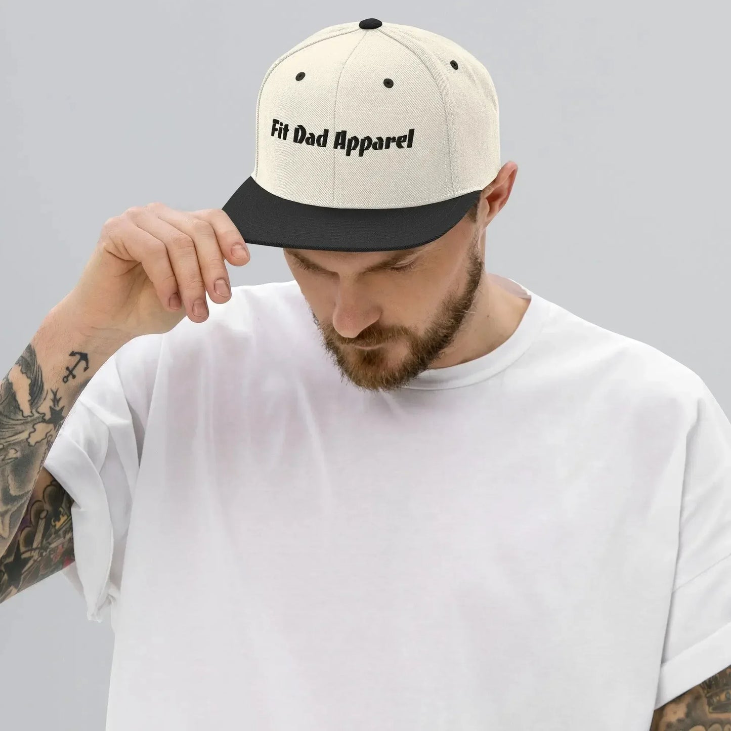 Fit Dad Apparel Snapback Hat - Plush Fashion Hub