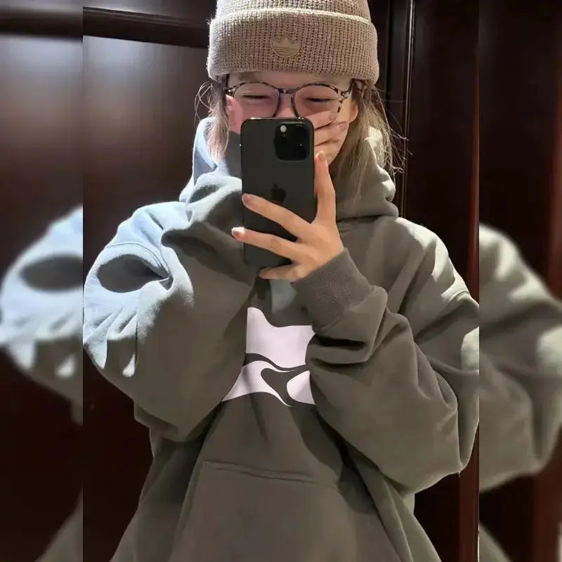 Hoodie Thickened With Velvet For Women - Plush Fashion Hub