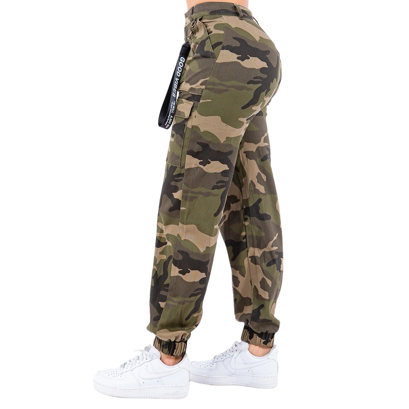 High Waist Cargo Joggers