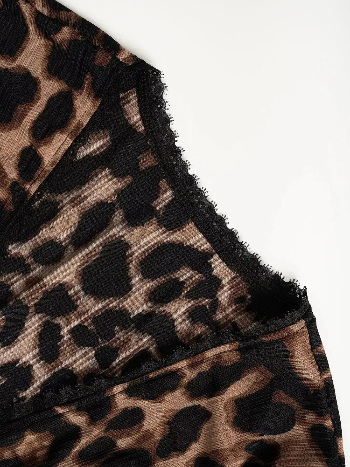 Leopard Print Button-Down Sgirt - Plush Fashion Hub