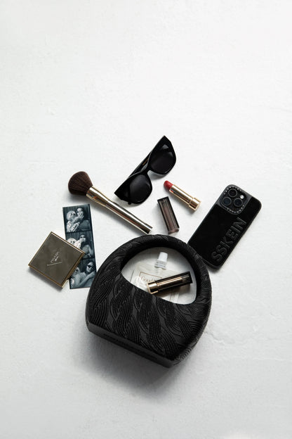 MARION 3D PRINT CABLE HANDBAG - Plush Fashion Hub