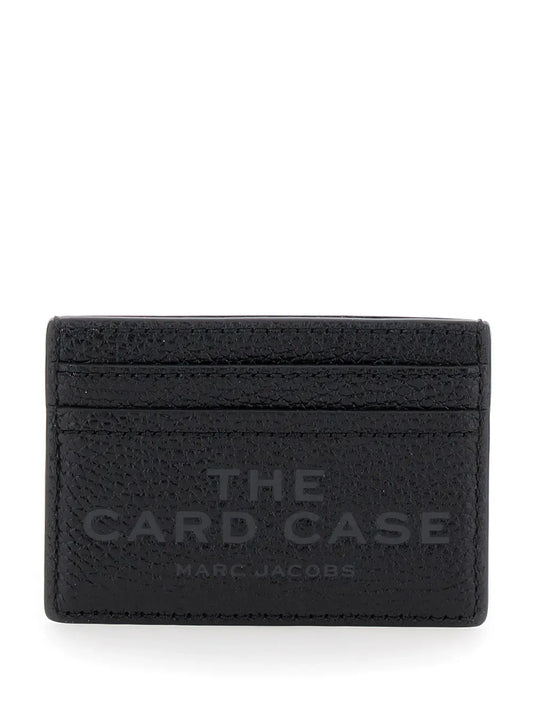Marc Jacobs Women Black Card-Holder With Embossed Logo In Leather Woman - Plush Fashion Hub