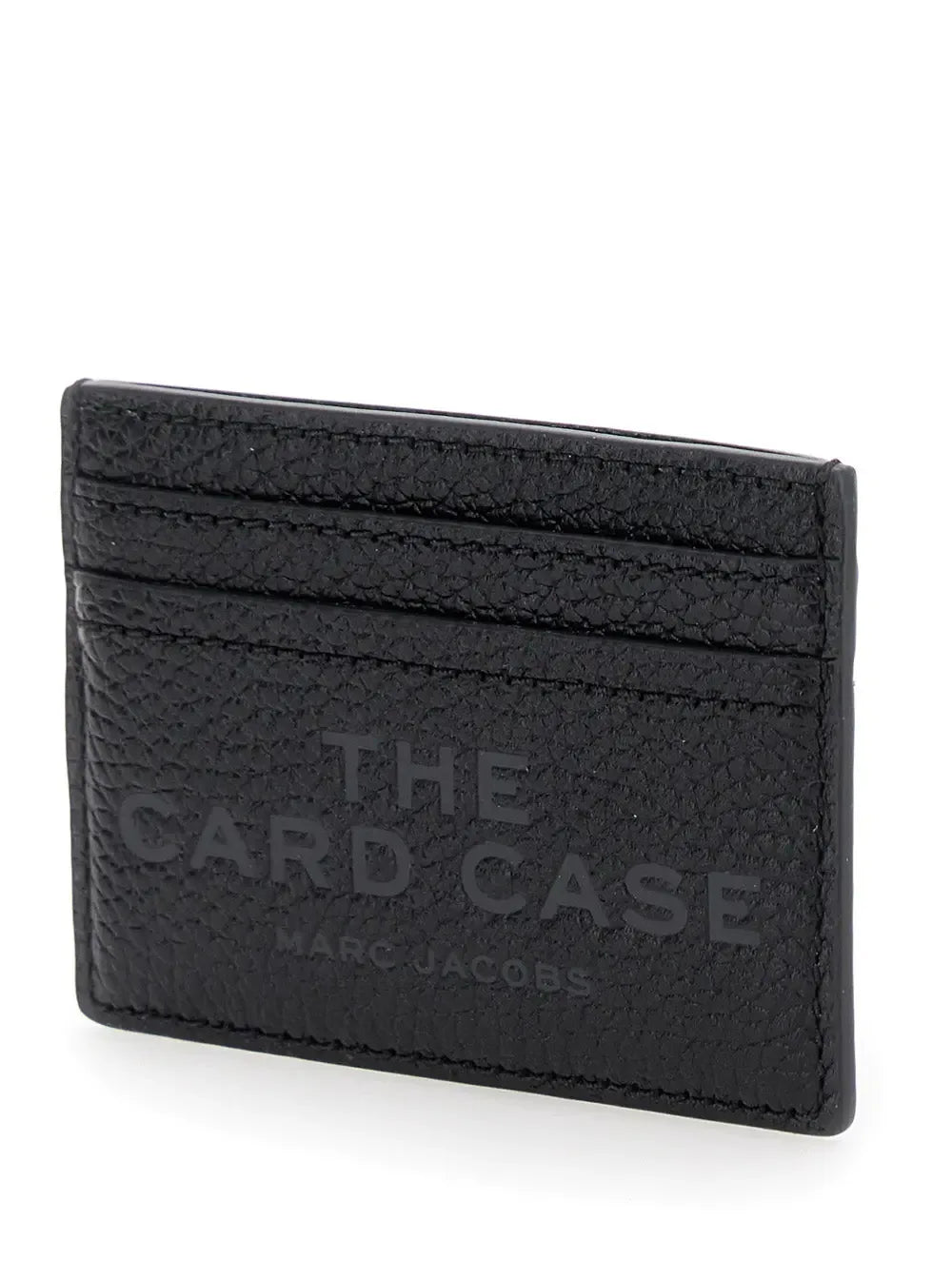Marc Jacobs Women Black Card-Holder With Embossed Logo In Leather Woman - Plush Fashion Hub