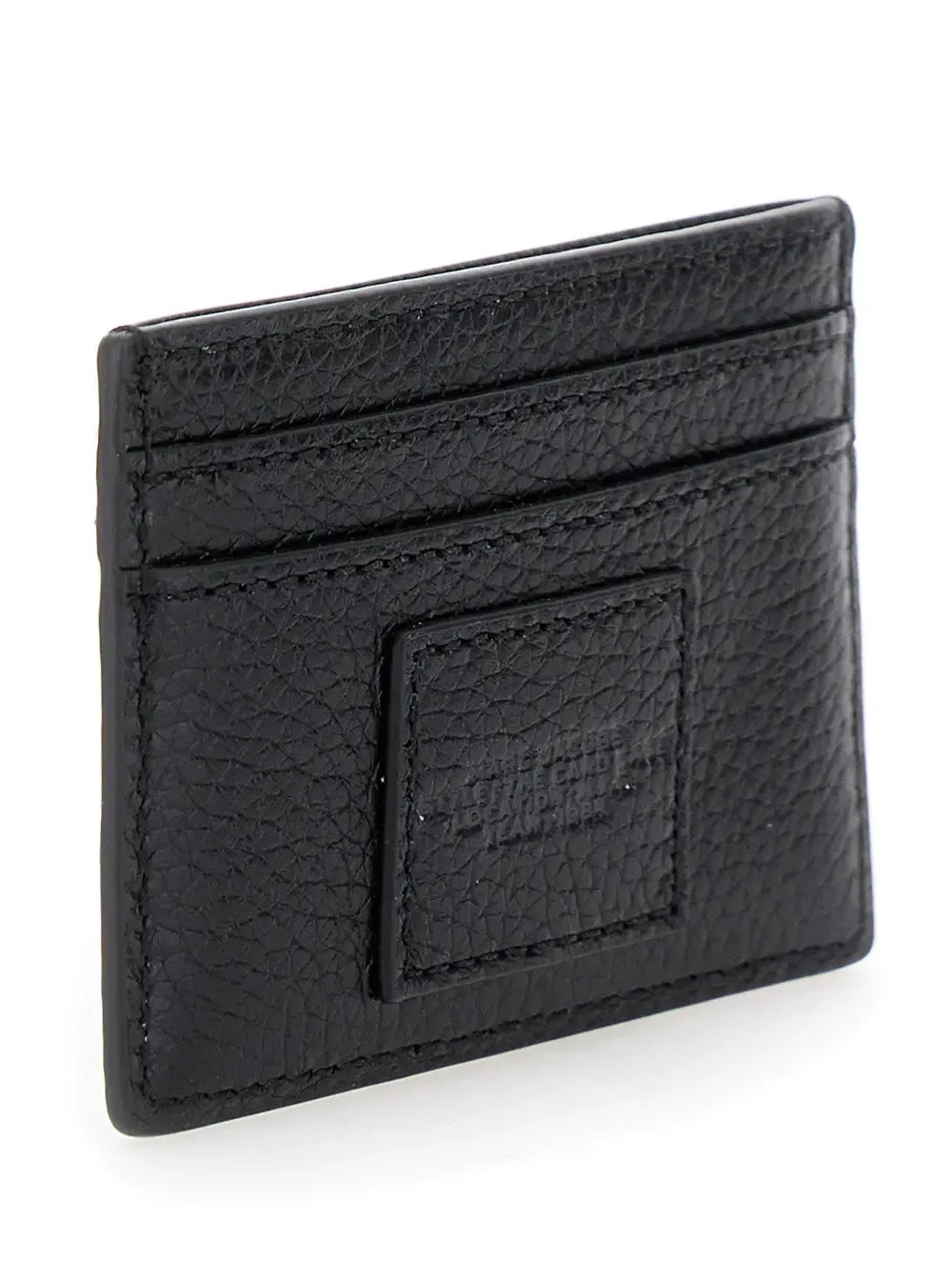 Marc Jacobs Women Black Card-Holder With Embossed Logo In Leather Woman - Plush Fashion Hub