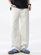 Men's Full Size Distressed Wide Leg Jeans Plus Size - Plush Fashion Hub