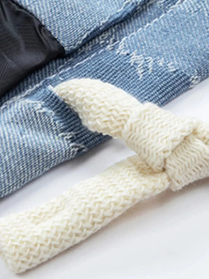 Men's Full Size Snap Down Denim Jacket Plus Size - Plush Fashion Hub