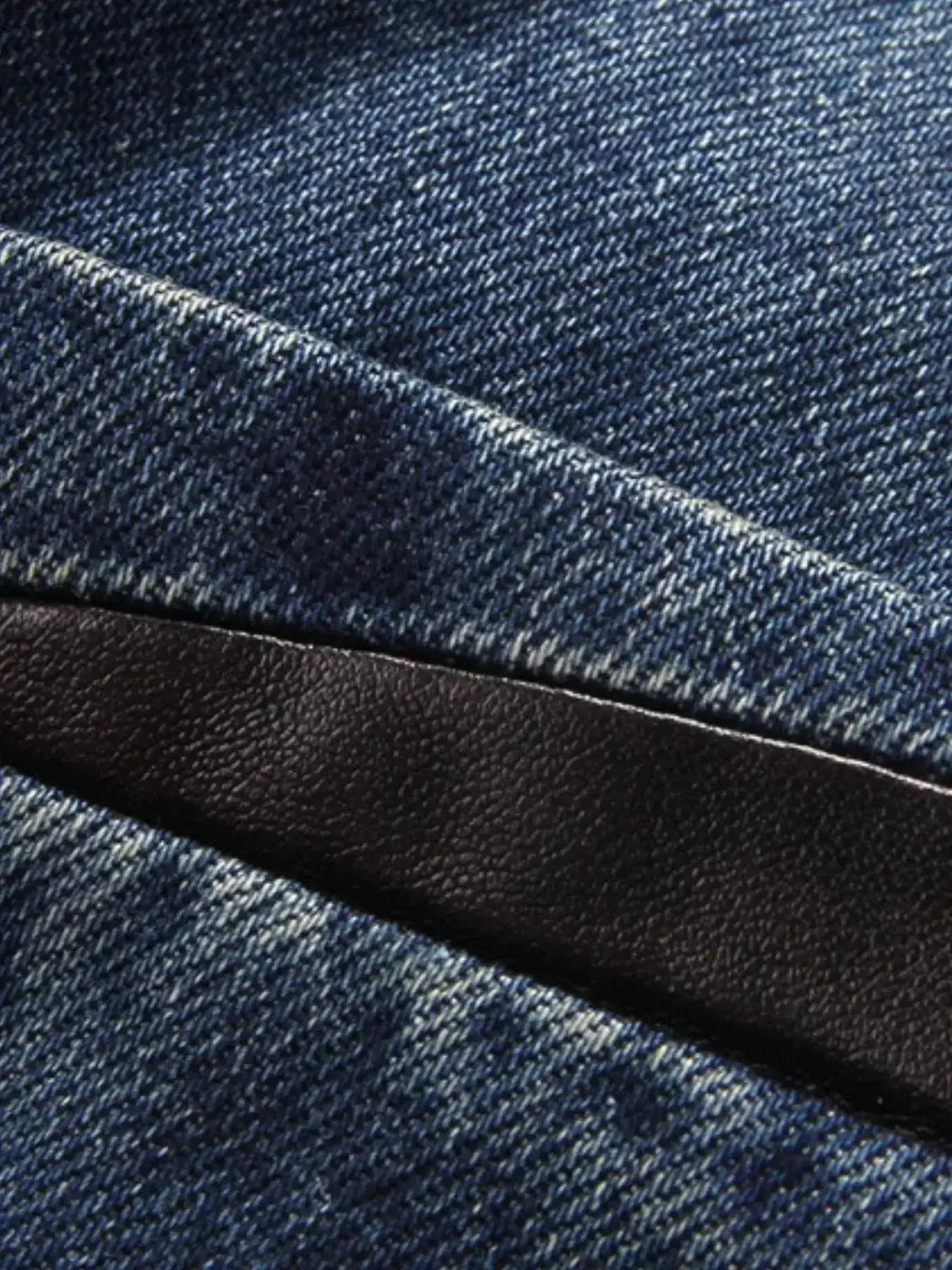 Men's Plus Size Lapel Collar Button Up Denim Blazer - Plush Fashion Hub
