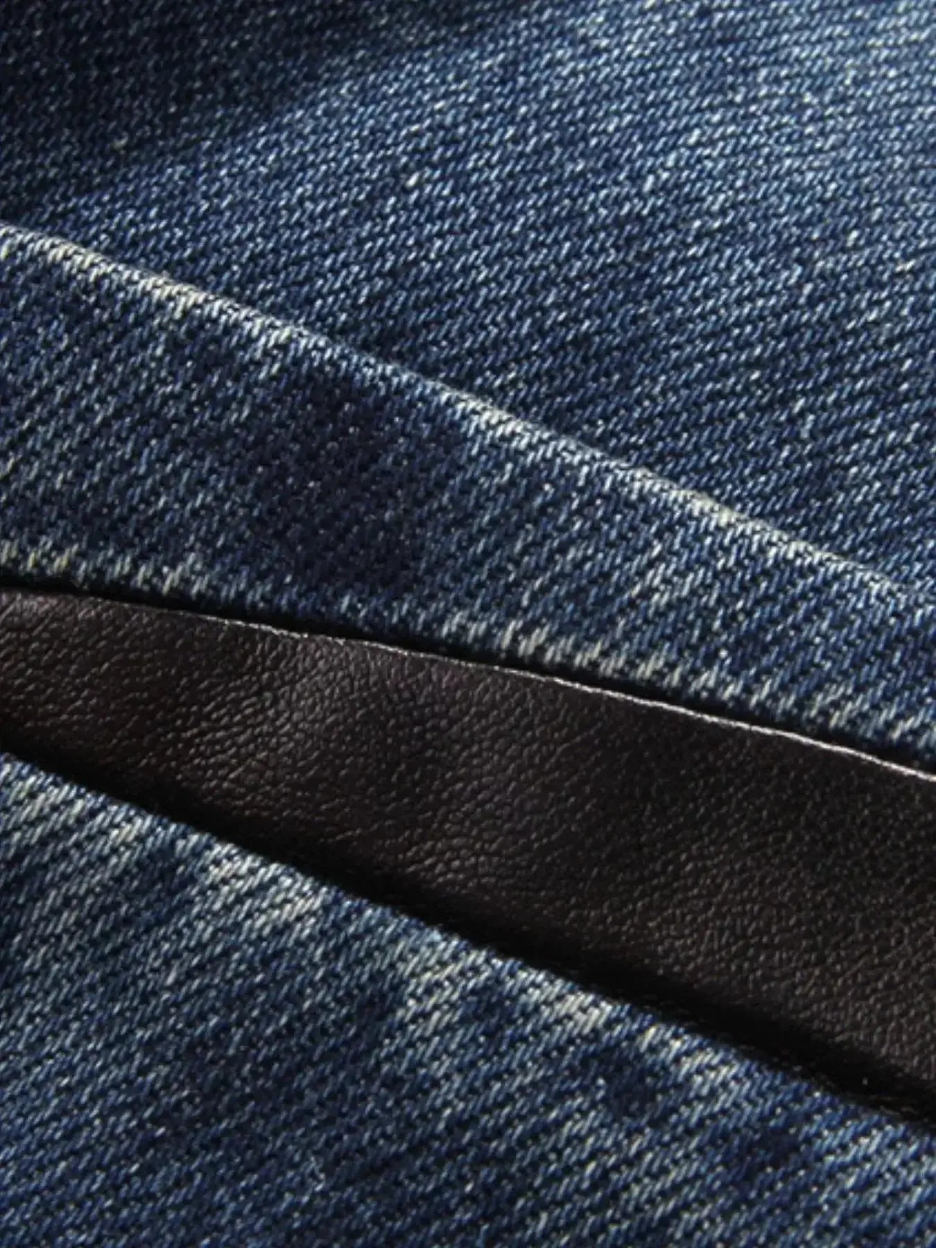 Men's Plus Size Lapel Collar Button Up Denim Blazer - Plush Fashion Hub