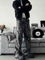 Men's Full Size Camo Print Relaxed Fit Jeans Plus Size - Plush Fashion Hub
