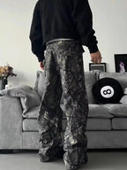 Men's Full Size Camo Print Relaxed Fit Jeans Plus Size - Plush Fashion Hub