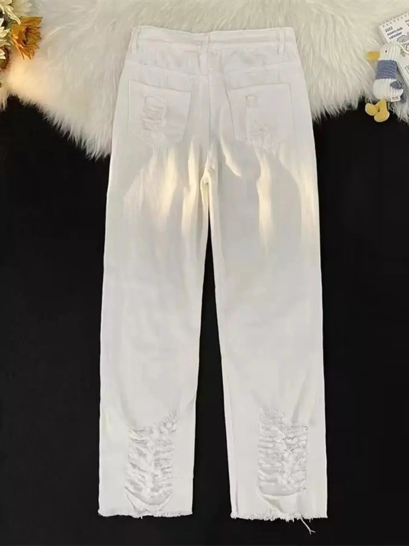 Men's Full Size Vintage Distressed Wide Leg Jeans Plus Size - Plush Fashion Hub