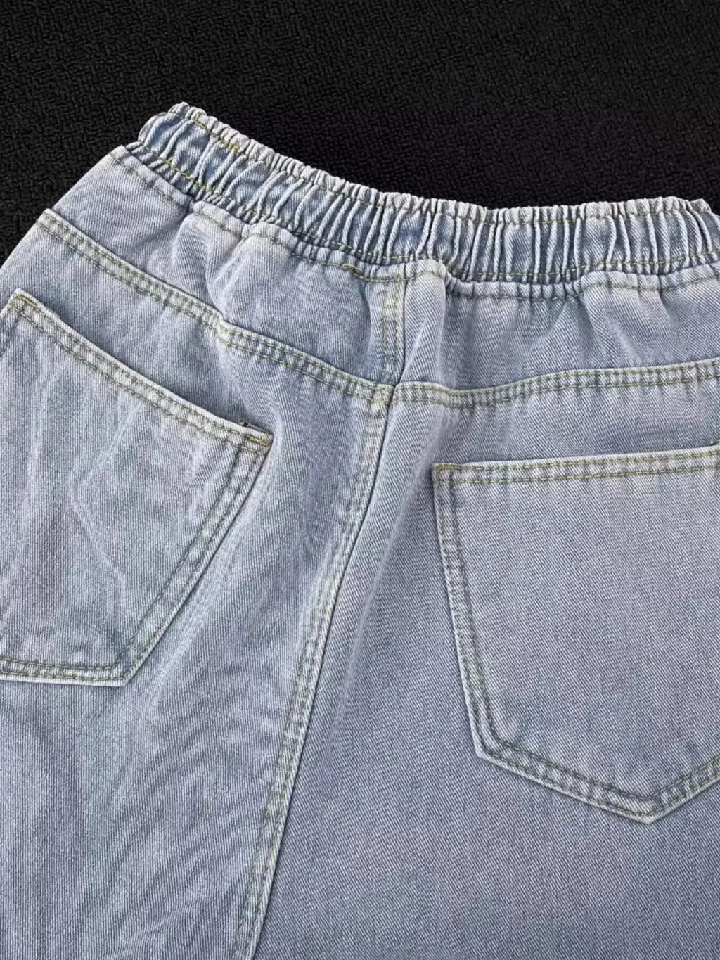 Men's Full Size Wide Leg Wash Jeans Plus Size - Plush Fashion Hub