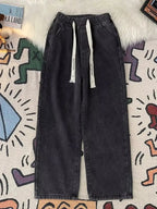 Men's Full Size Wide Leg Wash Jeans Plus Size - Plush Fashion Hub