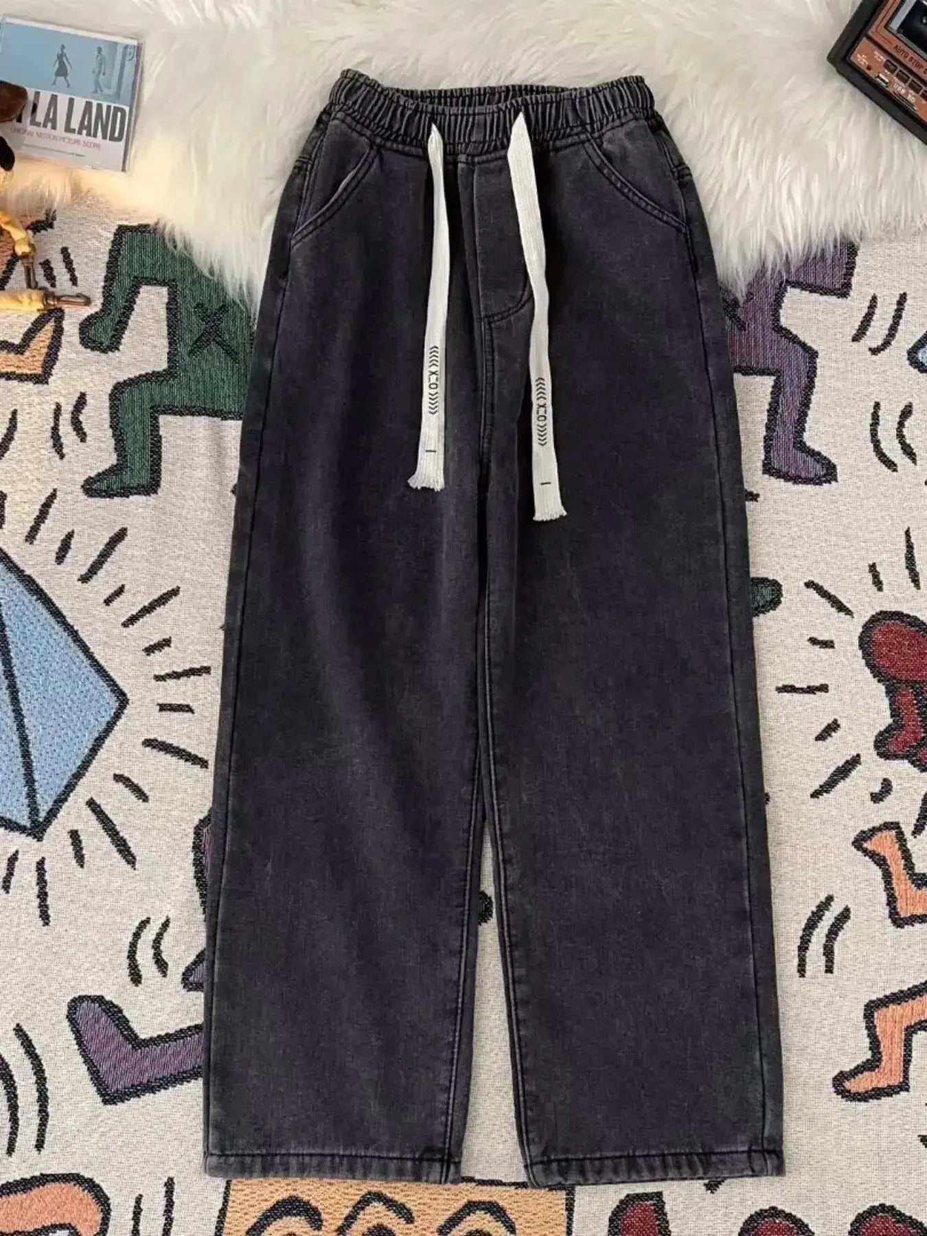 Men's Full Size Wide Leg Wash Jeans Plus Size - Plush Fashion Hub