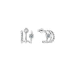 Moissanite 925 Sterling Silver Earrings - Plush Fashion Hub