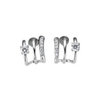 Moissanite 925 Sterling Silver Earrings - Plush Fashion Hub
