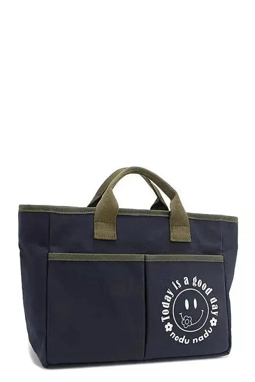Nicole Lee USA Canvas Tote Bag - Plush Fashion Hub