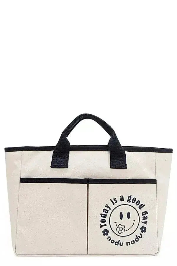 Nicole Lee USA Canvas Tote Bag - Plush Fashion Hub