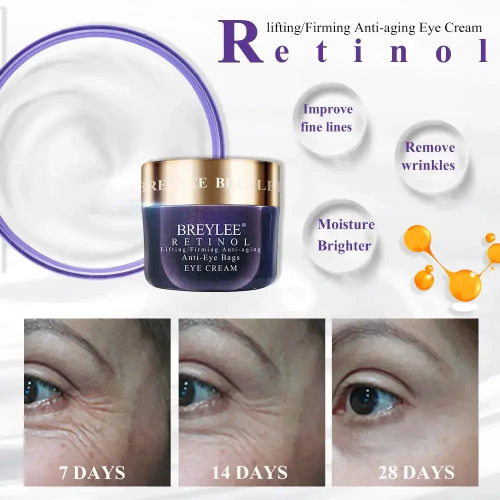 Plush Fashion Hub nourishing eye cream with hydrating hyaluronic acid, vitamin C, and retinol for bright, moisturized skin around eyes.