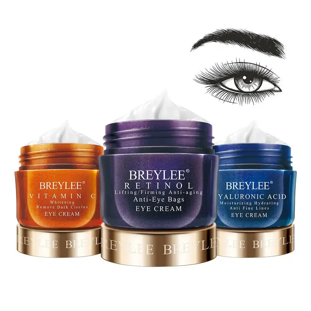 Plush Fashion Hub nourishing eye cream with hydrating hyaluronic acid, vitamin C, and retinol for bright, moisturized skin.
