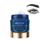 Plush Fashion Hub nourishing eye cream with hydrating hyaluronic acid, vitamin C, and retinol, in a sleek face cream jar.