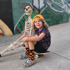 Orange and Black Check - Plush Fashion Hub