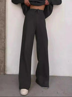 Full Size Turtleneck Long Sleeve Top and Pants Sweater Set Plus Size - Plush Fashion Hub