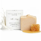 Milk + Honey Fragrance Free Handmade Tallow and Goat Milk Soap Bar Pretty farm girl