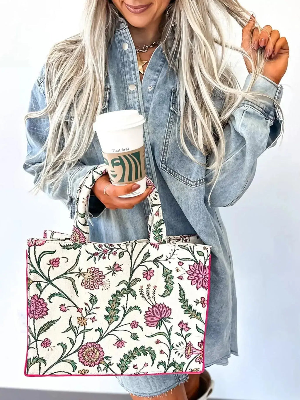 Chest Pocket Raw Hem Denim Loose Shirt Dress - Plush Fashion Hub