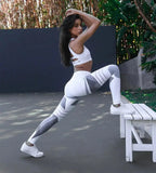 Reflective Sport Yoga Pants - Plush Fashion Hub