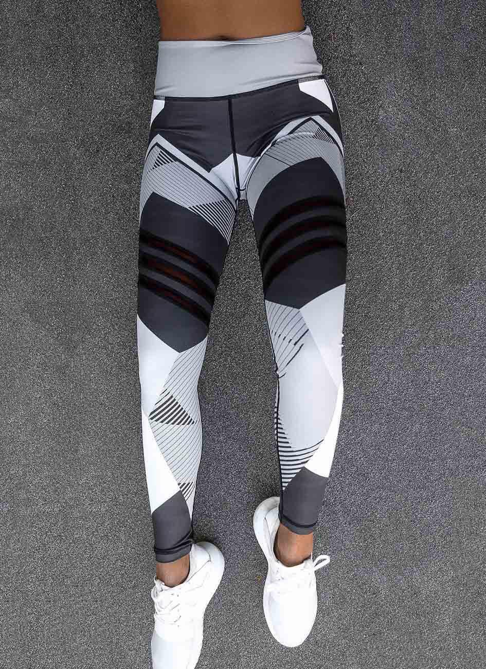 Reflective Sport Yoga Pants - Plush Fashion Hub