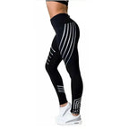Reflective Sport Yoga Pants - Plush Fashion Hub