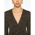 Saint Laurent Brown Dresses - Day Dresses Women - Plush Fashion Hub