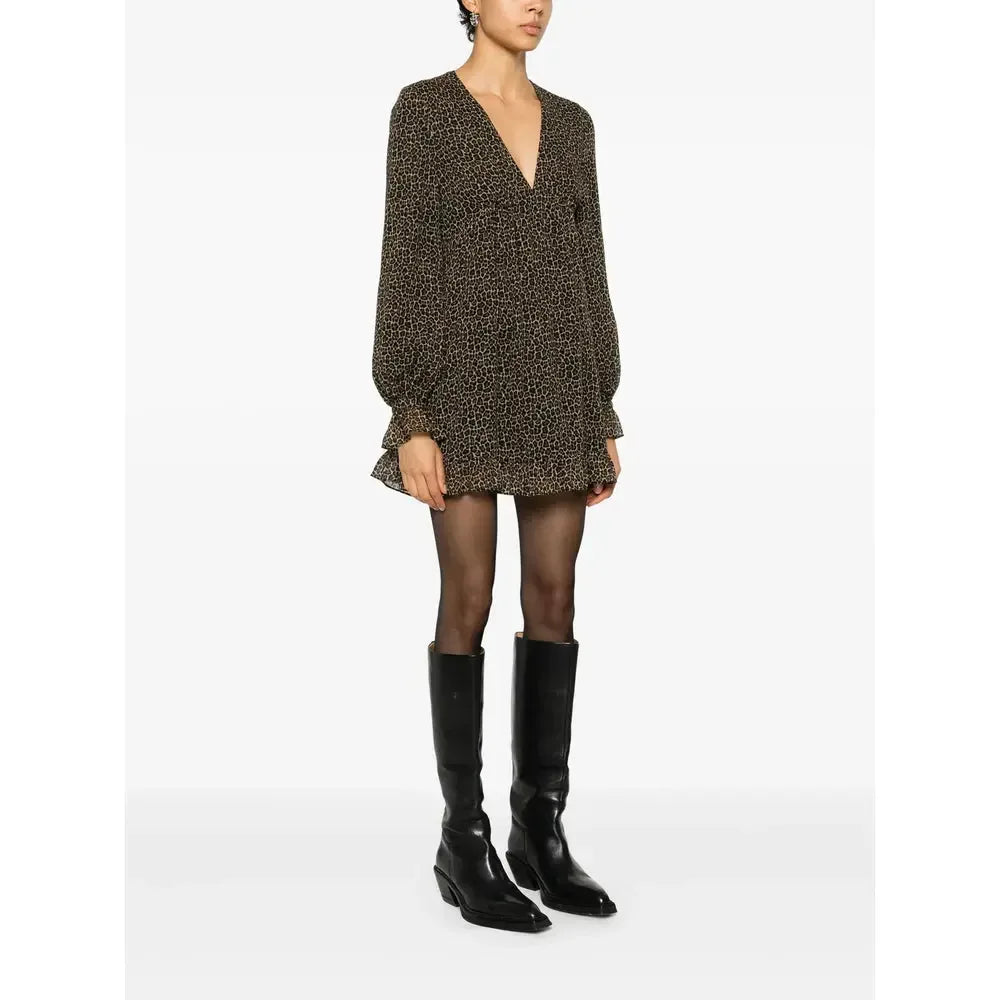 Saint Laurent Brown Dresses - Day Dresses Women - Plush Fashion Hub