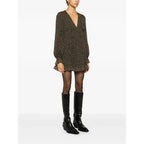 Saint Laurent Brown Dresses - Day Dresses Women - Plush Fashion Hub